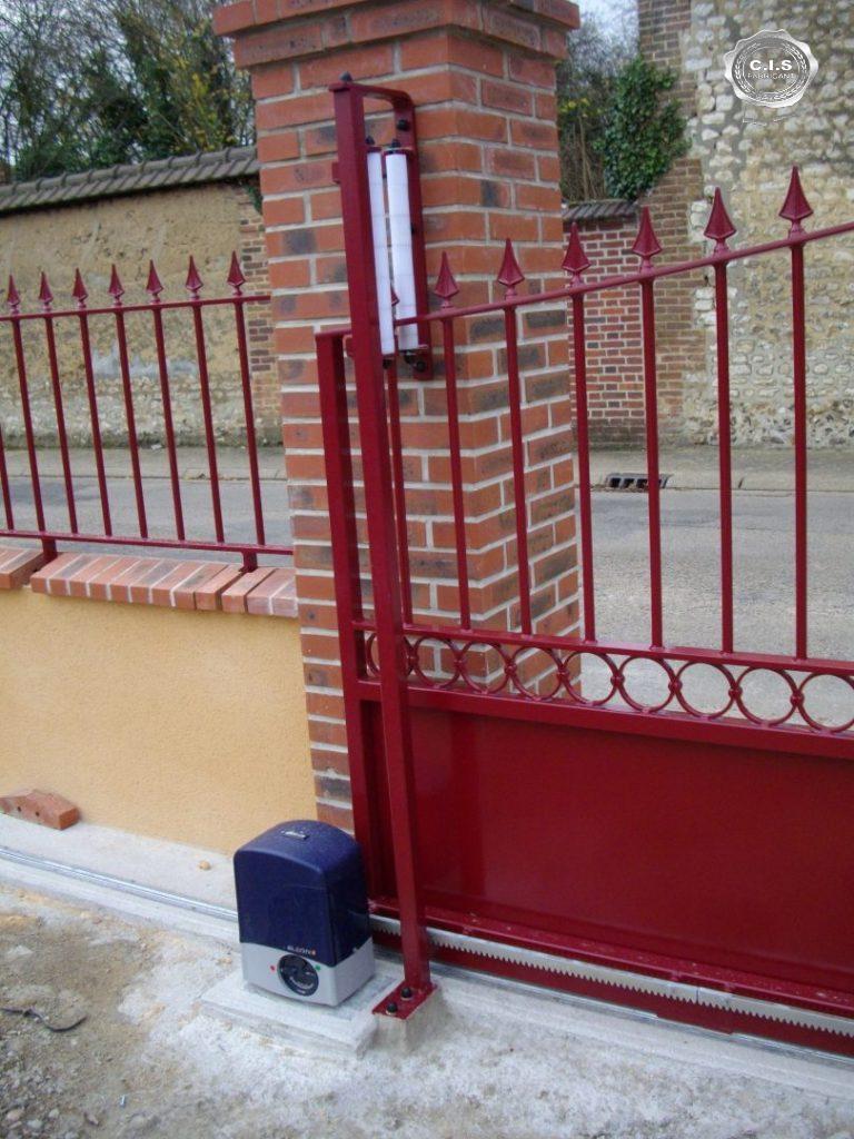 Motorisation crémaillère